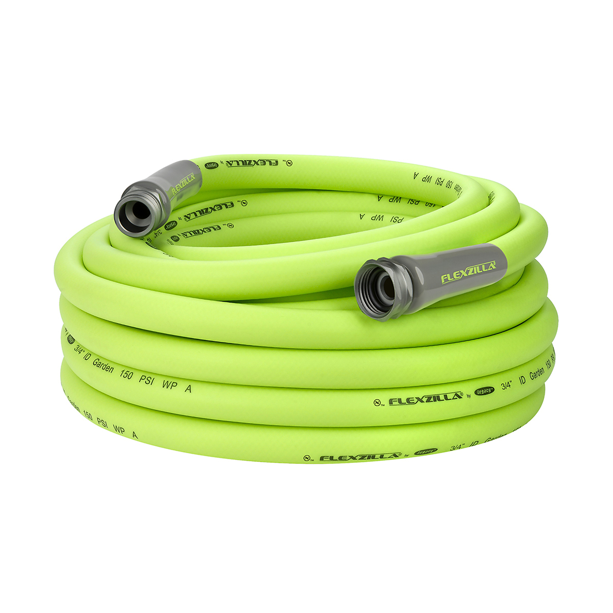Legacy Flexzilla Garden Hose, 3/4in. x 50ft., 150 PSI Max, ZillaGreen™, Model# HFZG650YW-E